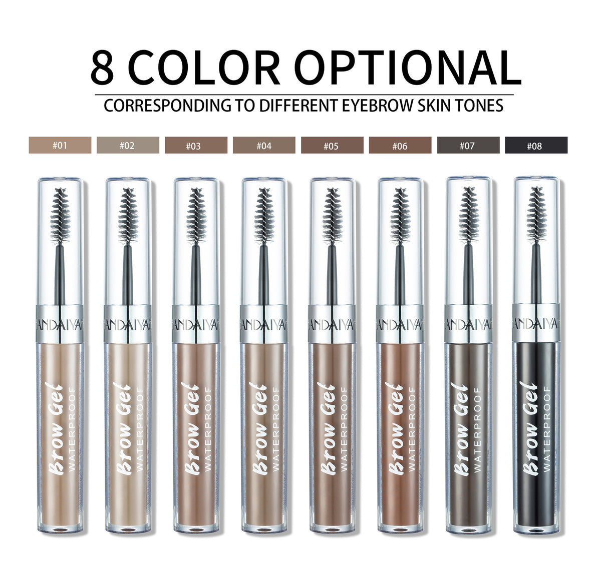 Dual-Ended Eyebrow Liner Waterproof & Smudge-Proof · Quick-Dry Brow Pen & Tint