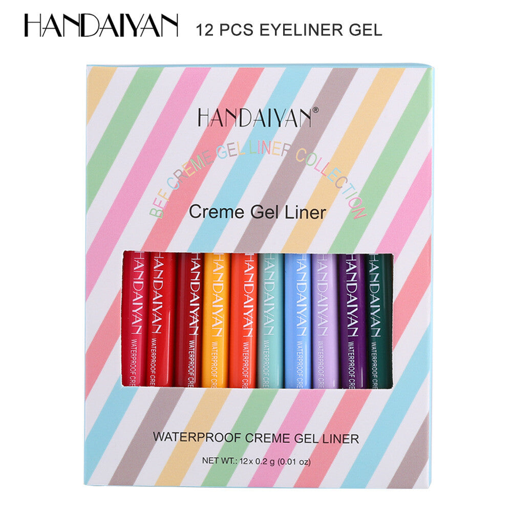 Liquid Eyeliner Pen Quick Dry Waterproof Eye Makeup Colorful Liquid Eye Lines