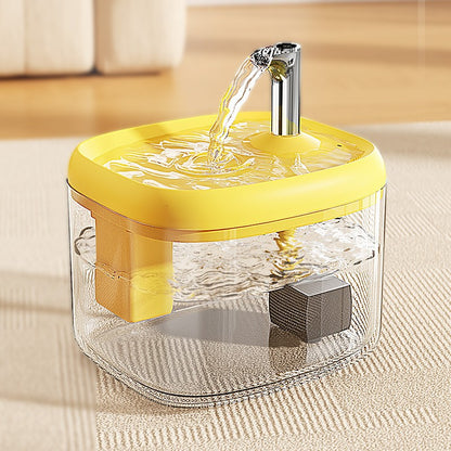 PetFlow Auto Circulation Cat Dog Water Bowl, Flowing Pet Fountain
