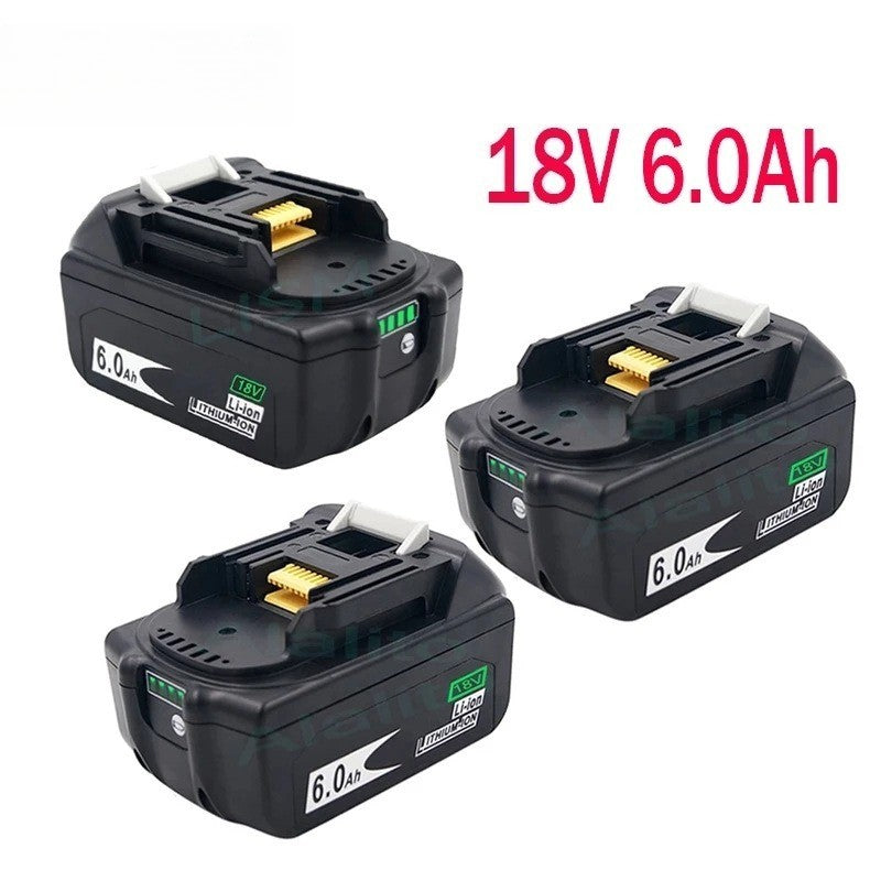 Replacement for Makita BL1830-BL1860 18V 6.0Ah Li-ion Tool Battery Pack