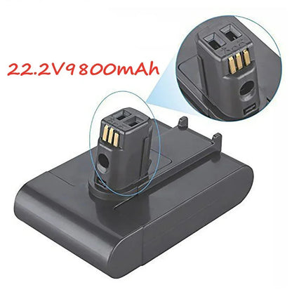 22.2 V 9.8Ah Li-ion Battery for Dyson DC34 DC44 DC45 Vacuum Cleaner