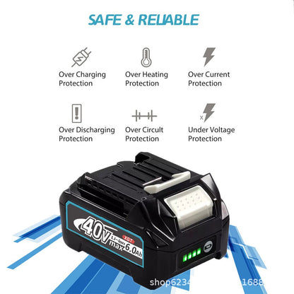 Makita BL1830 B1840 40V Li-ion Battery for Power Drill Wrench Tools