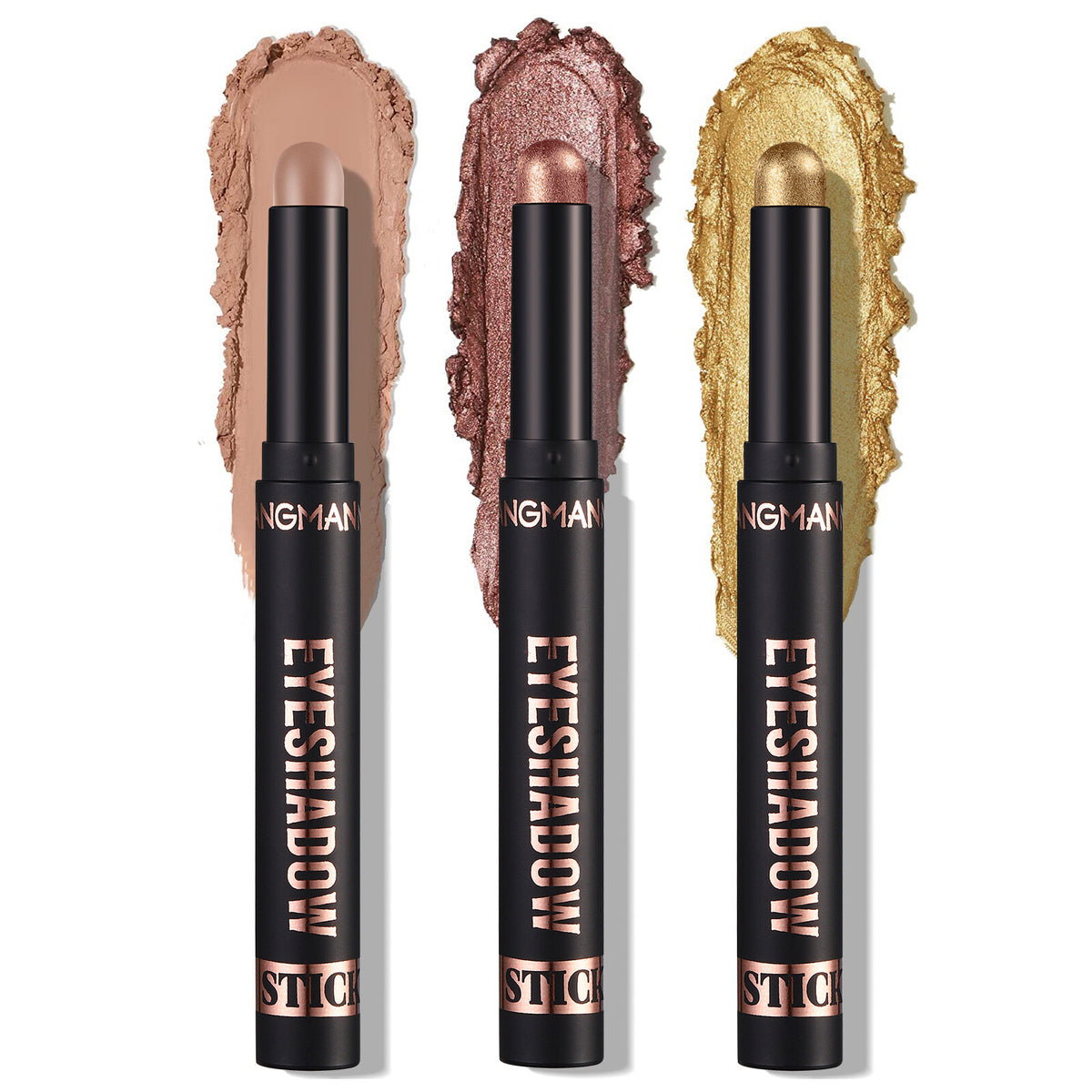 Waterproof Eye Shadow Sticks - Matte & Shimmer, Longwear, No Creasing