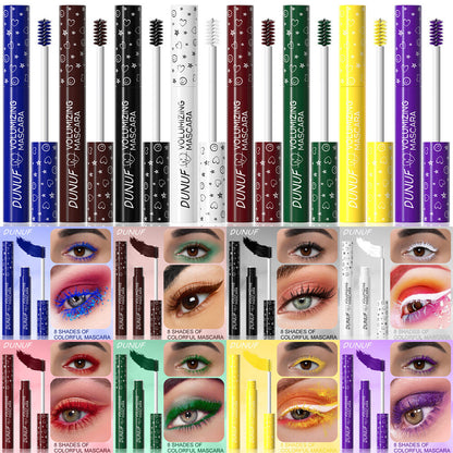 Colorful Waterproof Mascara Volumizing Lengthening Curl Lift Makeup for Women