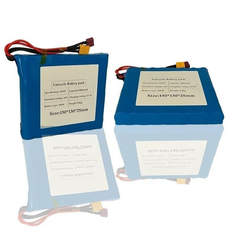 60V 15Ah 16S1P Li-ion Battery Pack with BMS for E-Bike Electric Scooter