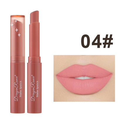 Matte Velvet Lipstick & Lip Liner - Nude & Red Waterproof Long lasting
