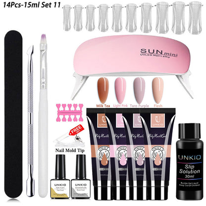 Gel Nail Polish Starter Set UV LED Lamp Nail Gel Manicure Tools Nail Art DIY