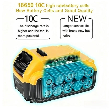 DeWalt 18V DCB205 DCB200 Li-ion Battery for Power Tools Equipment