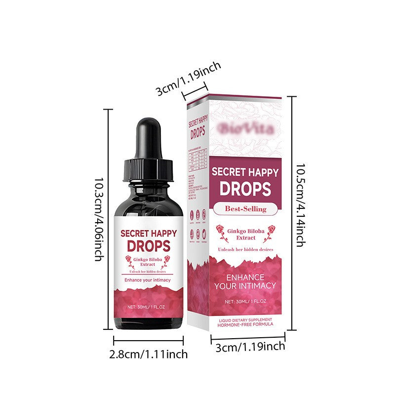 BioVita Natural Secret Happy Drops Instant Libido Boost Vitamin B1 for Women