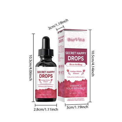 BioVita Natural Secret Happy Drops Instant Libido Boost Vitamin B1 for Women