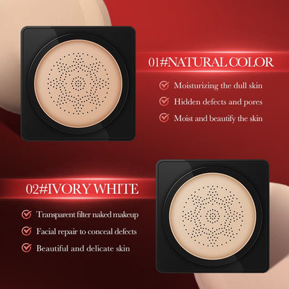 Red Pomegranate BB Cream Mushroom Cushion Brightening Hydrating & Full Coverage