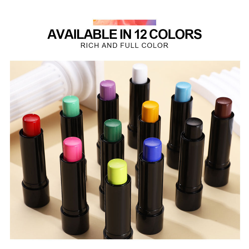 Matte Halloween Lipstick Face painting - Vampire Red, Green, White & Black