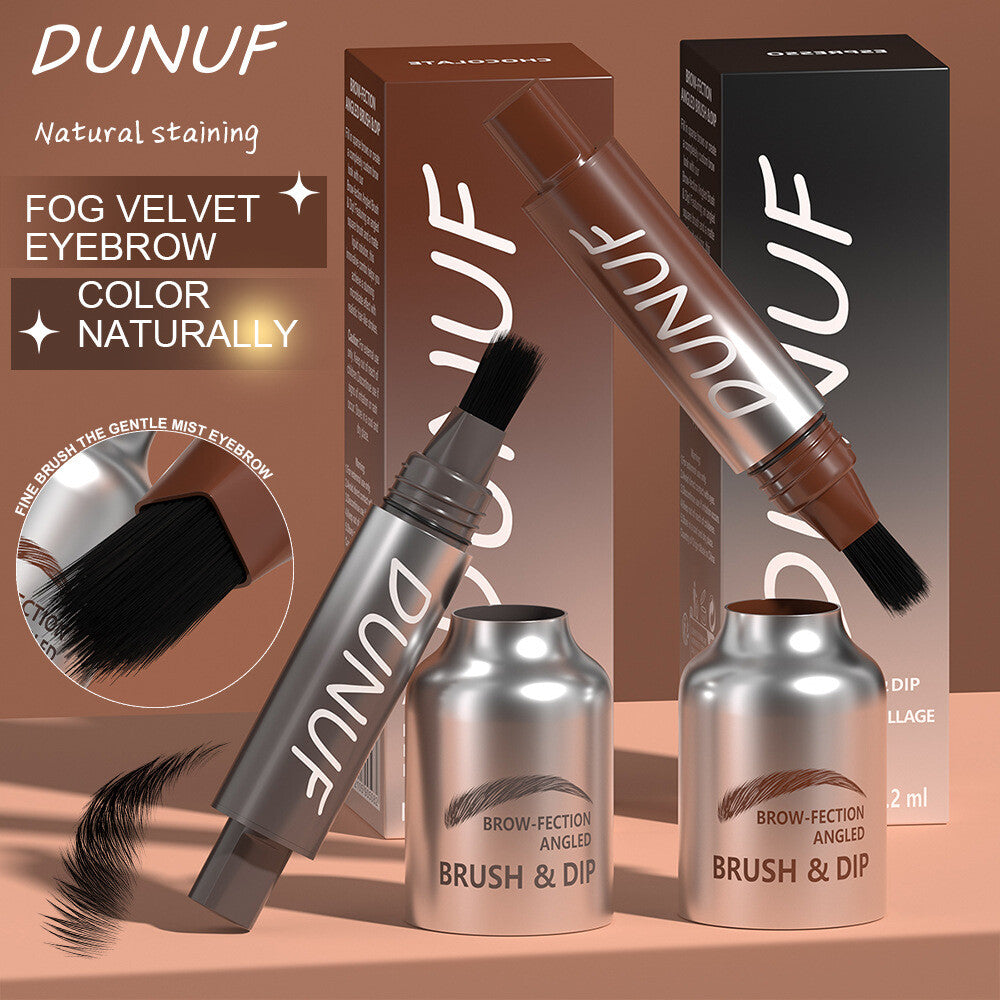 2-Color Waterproof Eyeliner Mascara - Natural Gradient, 24H Smudge-Proof