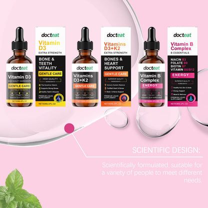 Docteat Vitamin B Complex Drops - Gentle Joint Care & Body Comfort Supplement