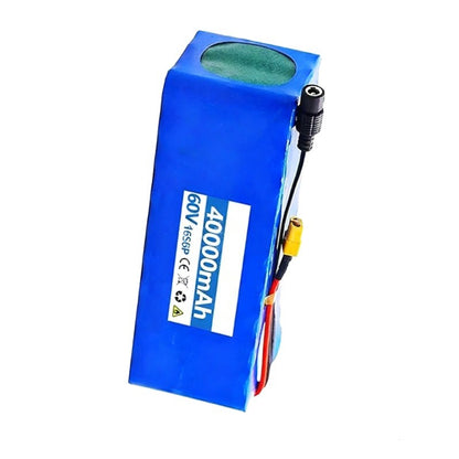 60V 40Ah 16S6P Li-ion Battery High Capacity with BMS for E-Bike Motorcycle