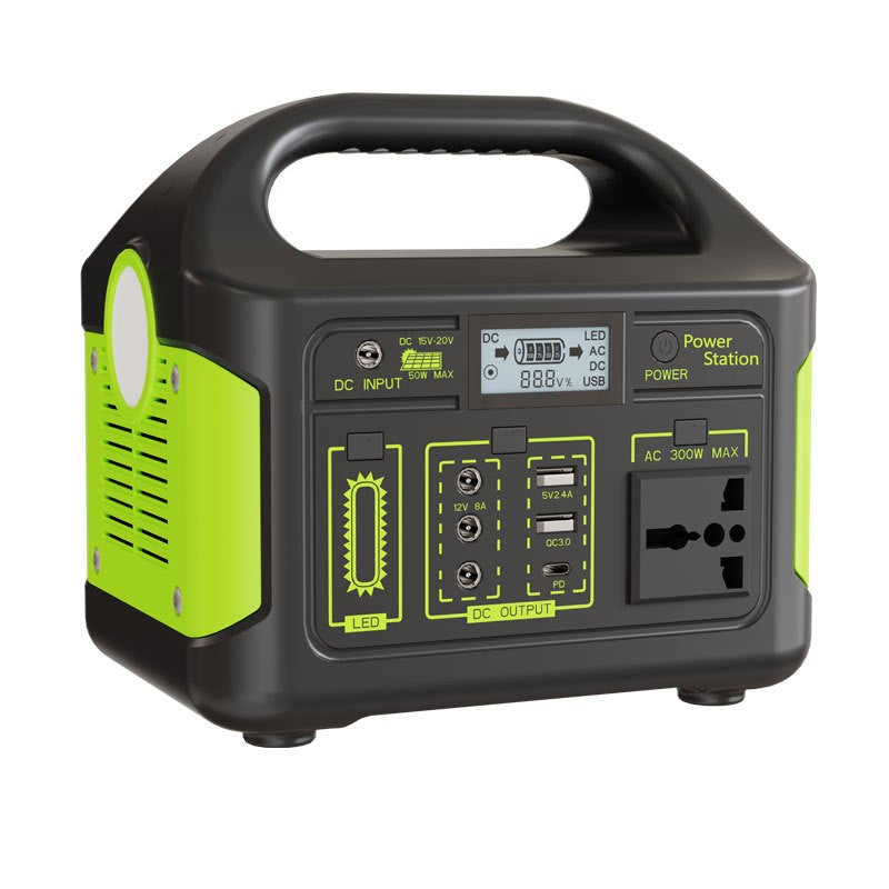 300W Portable Power Station 220V LiFePO4 Solar Generator for Outdoor