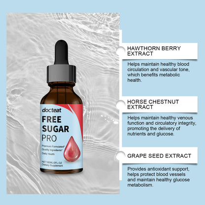 Docteat Sugar Metabolism & Energy Support Drops - Dietary Supplement