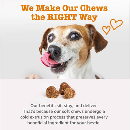 Dog Multivitamin Chews for Hip & Joint, Skin & Coat Health with Omega 3