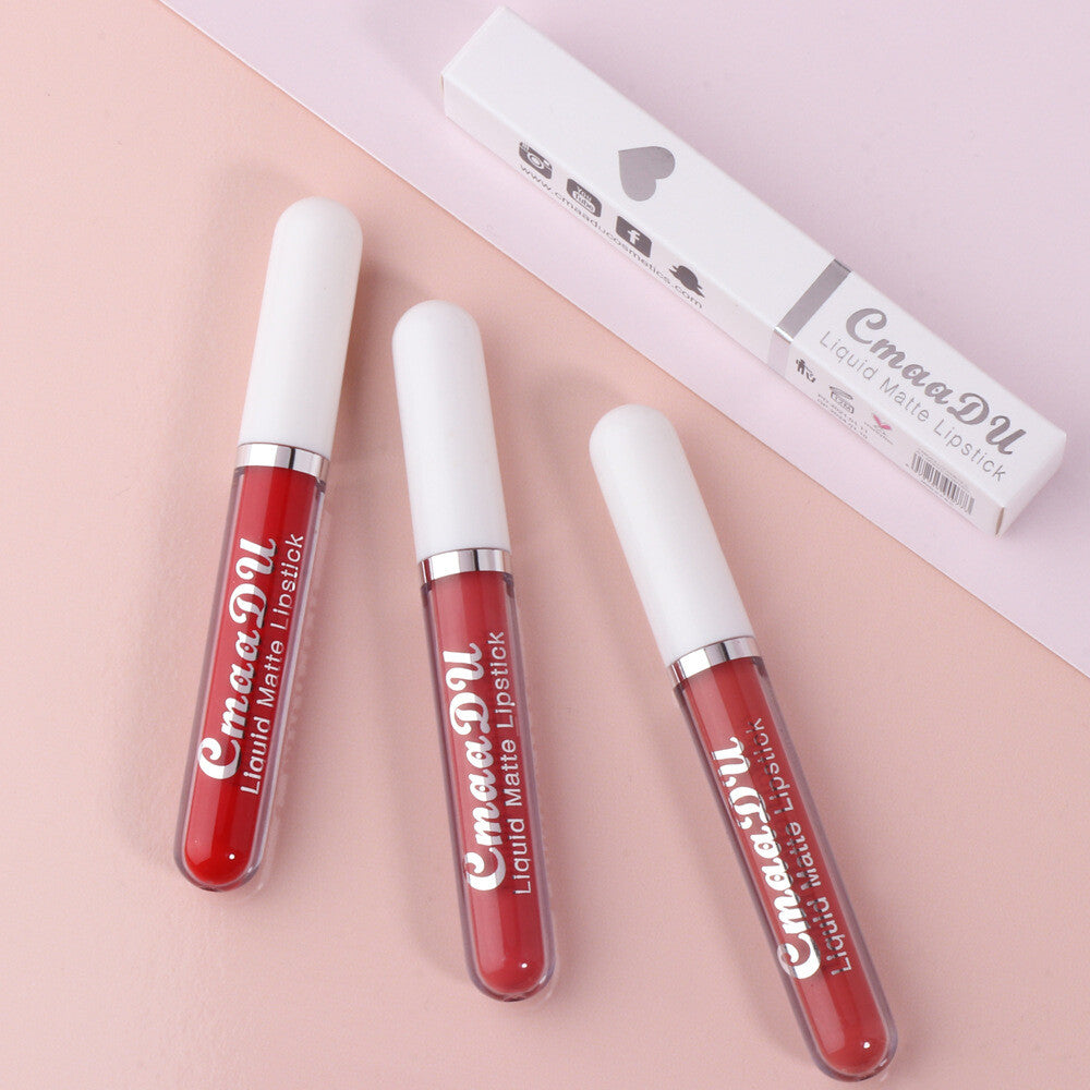18 Colors Matte Liquid Lipstick - Waterproof, Transfer-Resistant Lip Gloss