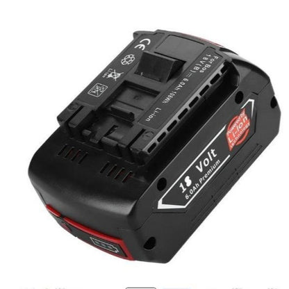 18V 12Ah Lithium Battery Compatible with BOSCH Power Tools and Charger