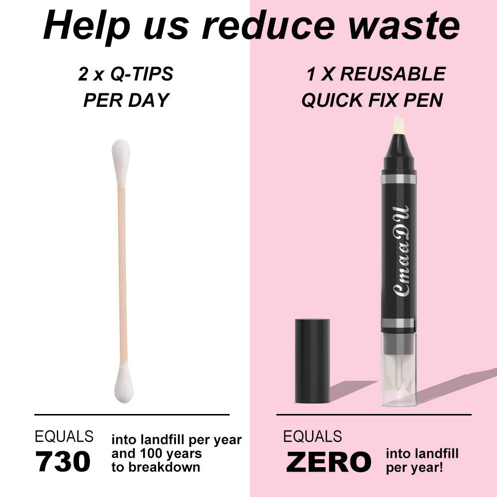 Eyeliner Corrector Pen - Makeup Eyebrow Liner Fix Tool Smudge Eraser Precise Tip