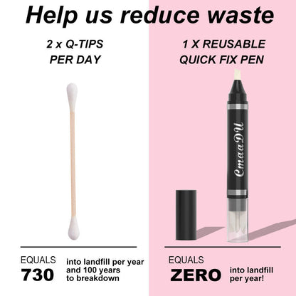 Eyeliner Corrector Pen - Makeup Eyebrow Liner Fix Tool Smudge Eraser Precise Tip