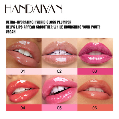 Plumping Lip Gloss Lip Oil Shine Volumizing Lip Stain Juicy Glossy Non-Sticky