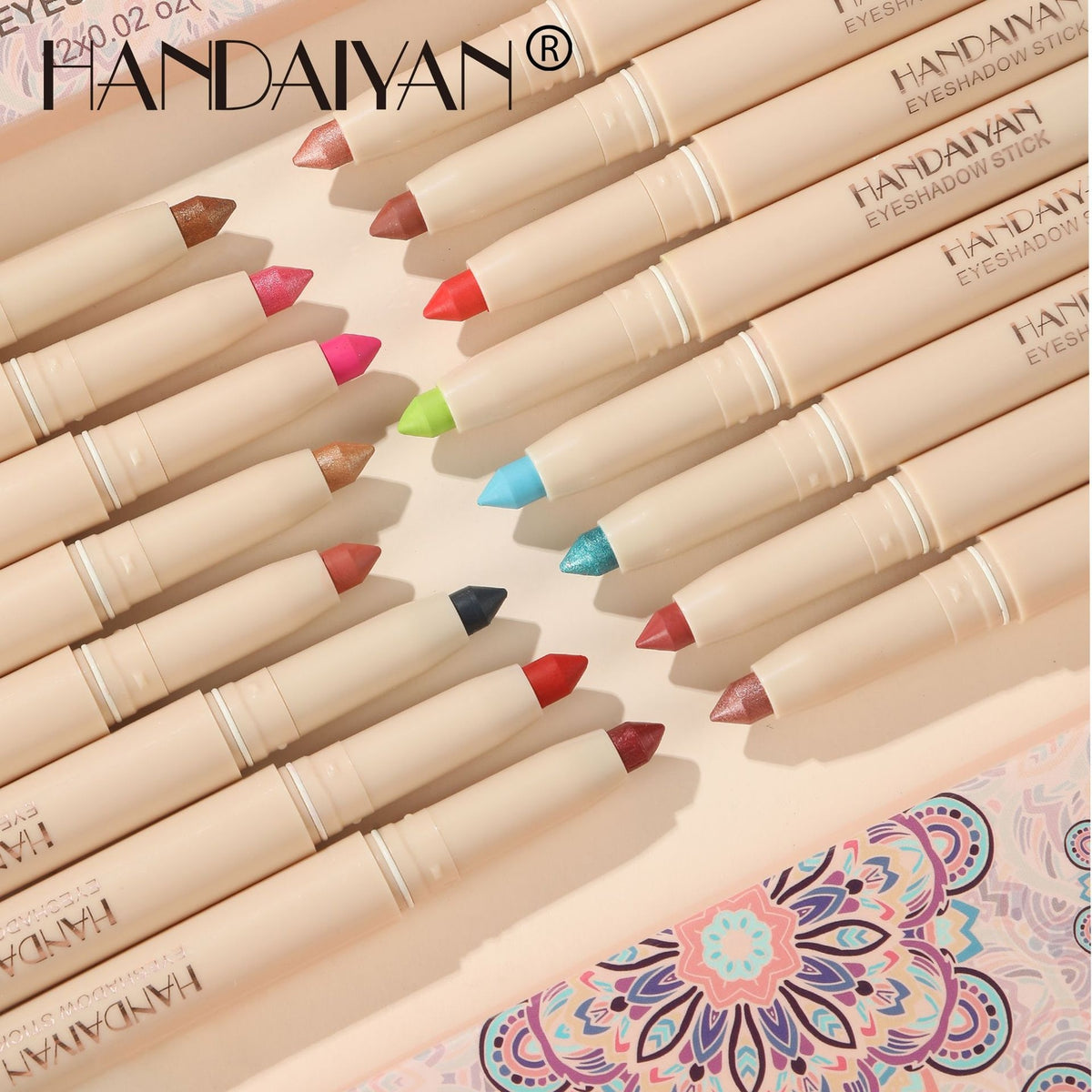 2-in-1 Eyeliner Eye Shadow Stick Quick Dry Velvet Matte Waterproof Long Lasting