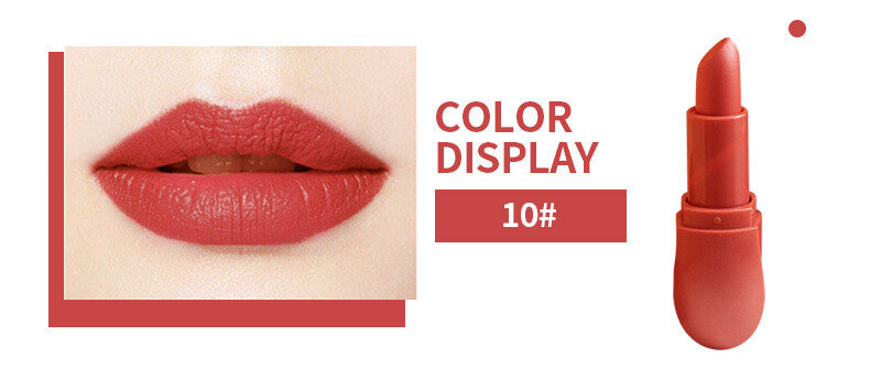 Hydrating Matte Lipstick 💋 Long Lasting & Waterproof 🌸 Non-Stick Smudge Proof