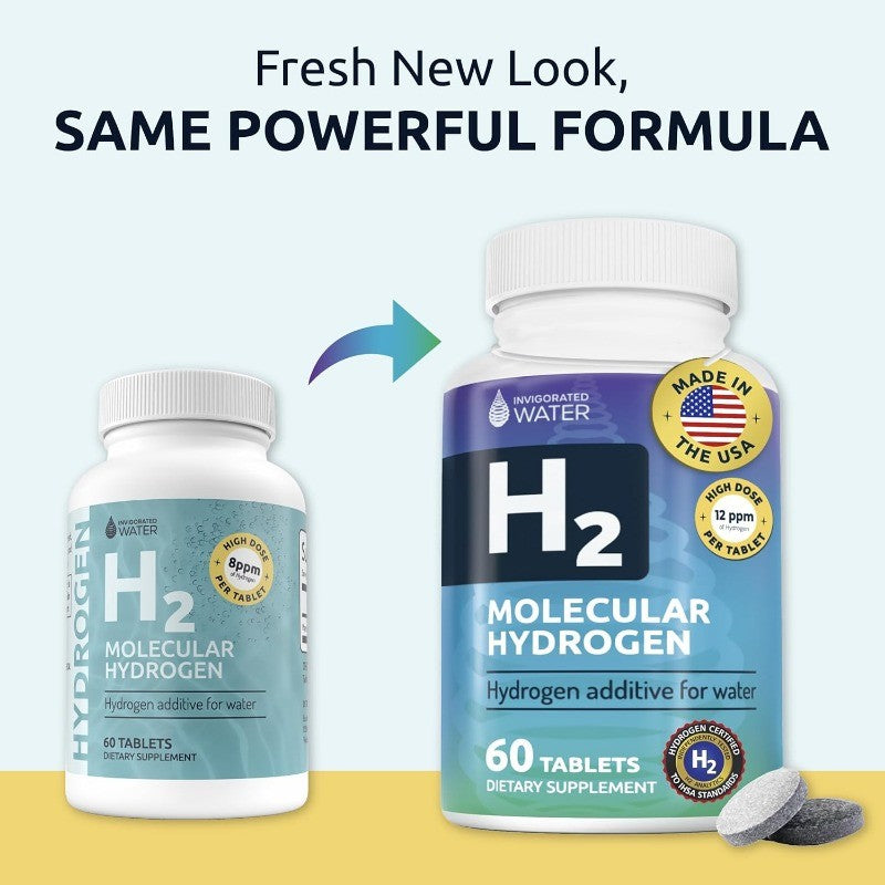 Hydrogen Water Tablets with Magnesium for Energy and Cognitive Health Support