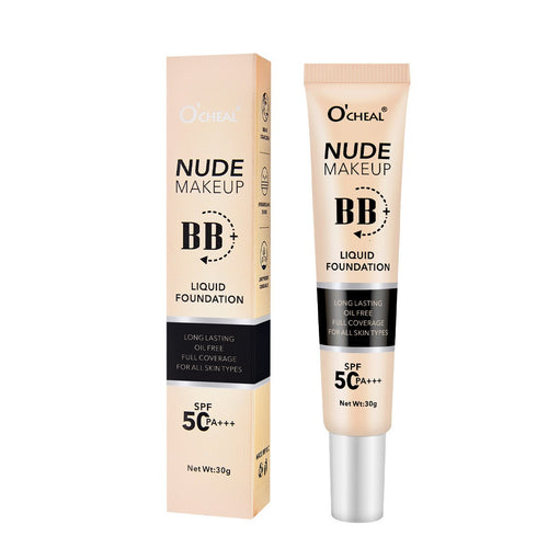 CC BB Cream SPF50+ PA+++ Color Correcting Brightening Makeup Base Sunscreen