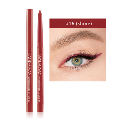 20 Color Liquid Eyeliner Pencil Black Brown Blue Waterproof Long-Lasting Makeup