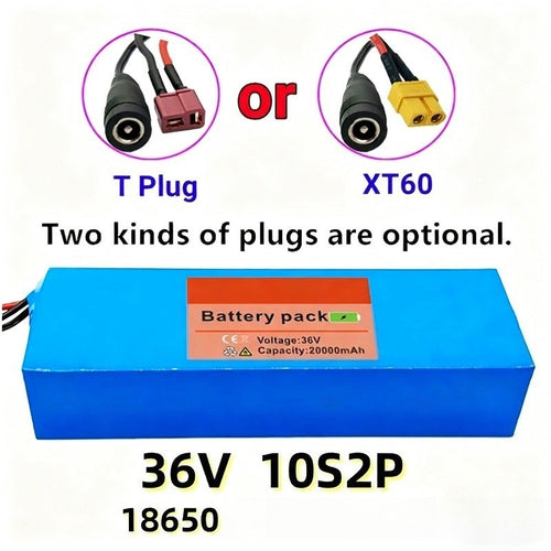 36V 20Ah 10S2P Li-ion Battery with Enclosure Protection for E-Scooter E-Bike