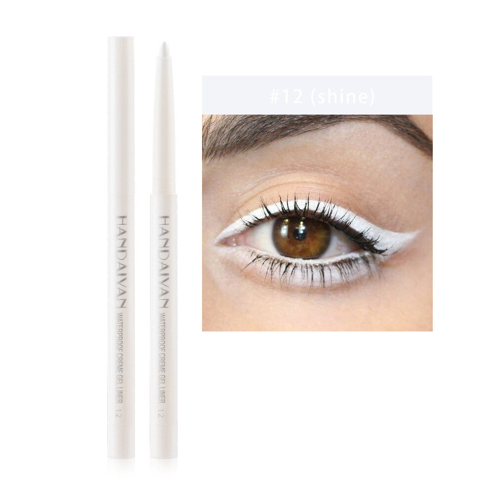 20 Color Liquid Eyeliner Pencil Black Brown Blue Waterproof Long-Lasting Makeup