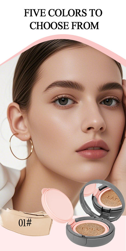 Full Coverage Cushion BB Tinted Moisturizer - Waterproof Brightening Contour
