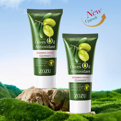Olive Anti-Aging Korean Skincare Set 6pc Hydrating Facial Care Toner Cleanser