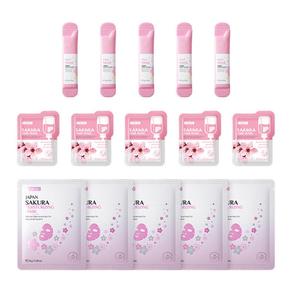 Skin Care set Skin Masks Cleansing Device Eye Mask Essence Cleanser Hand Cream