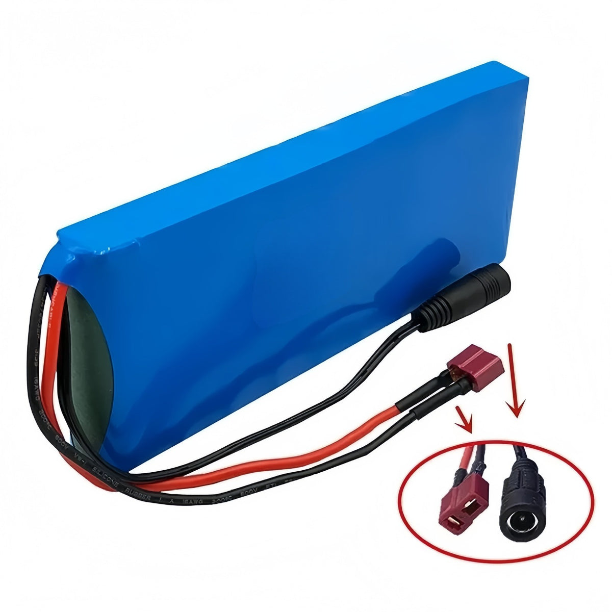 36V 20Ah Li-ion Battery Pack 10S1P w/BMS, for Electric Bicycle E-bike Scooter