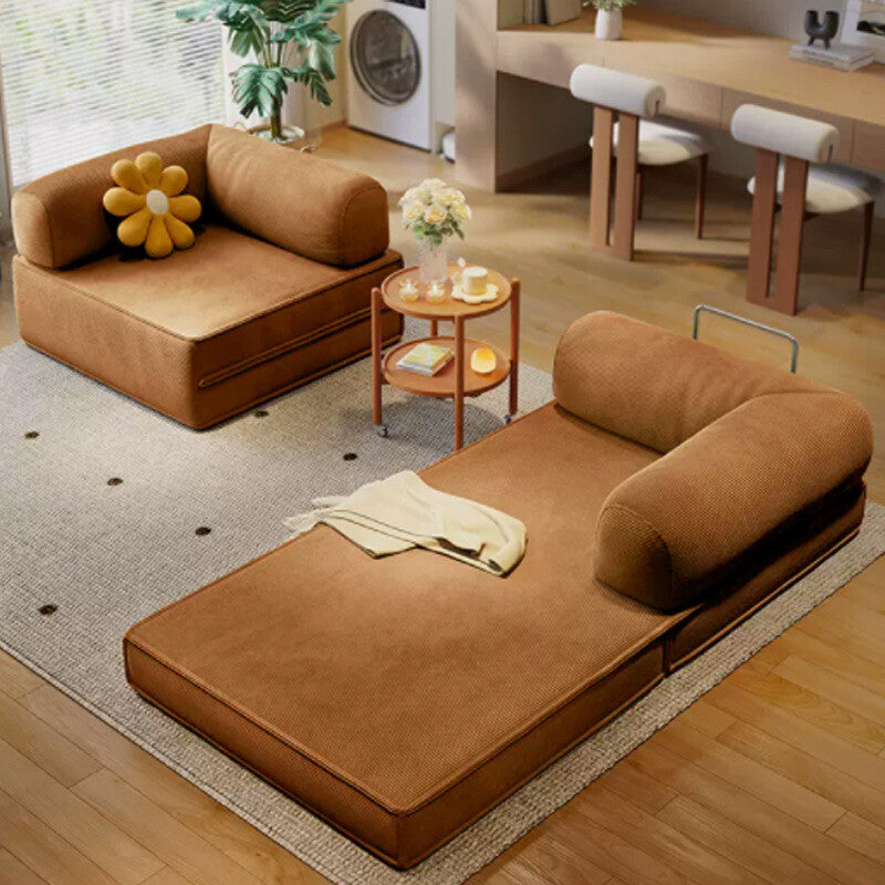 Floor Couch Compression Convertible Floor Sofa Beds with 2 Pillows 200*100*75