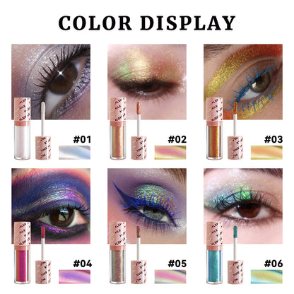 3pcs/set Chameleon Liquid Eyeshadow Metallic Shimmer Color Shift Iridescent Glow