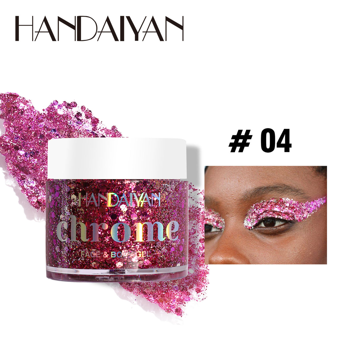 Chameleon Glitter Liquid Eye Shadow · Face & Body Makeup Color-Shifting Metallic