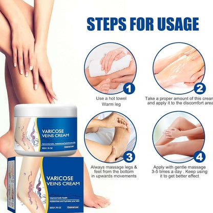 Leg Vein Comfort Cream for Soothing Relief and Skin Moisturizing Care