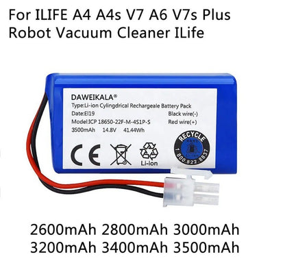 14.8V 2800mAh Lithium Battery for Ecovacs CR130 Dibei V780 CEN550 Vacuum Cleaner