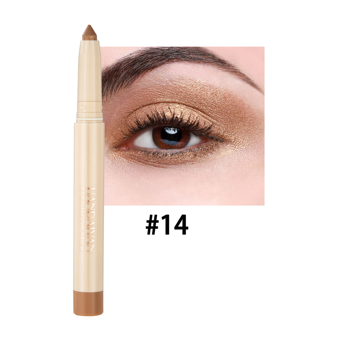 2-in-1 Eyeliner Eye Shadow Stick Quick Dry Velvet Matte Waterproof Long Lasting