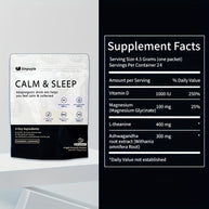 Sinpuyle Calm & Sleep Adaptogenic Drink Mix-Raspberry Lemonade-Sugar Free-1 pack