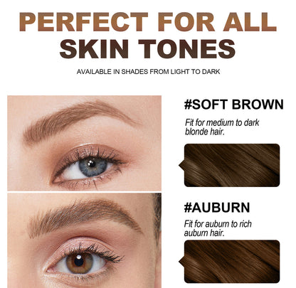Dual-Ended Eyebrow Liner · Waterproof & Long-Lasting Built-in Spoolie Brush