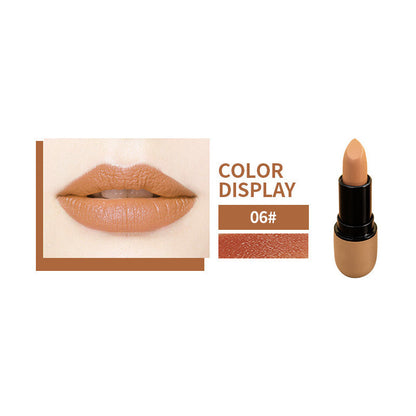 12-Color Bullet Lipstick ✨ Velvet Matte Finish 💋 Transfer-Resistant & Creamy