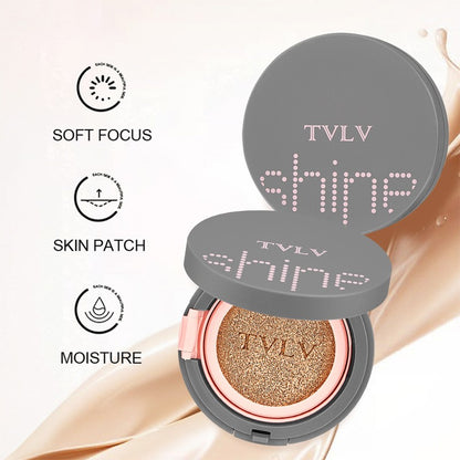 Full Coverage Cushion BB Tinted Moisturizer - Waterproof Brightening Contour