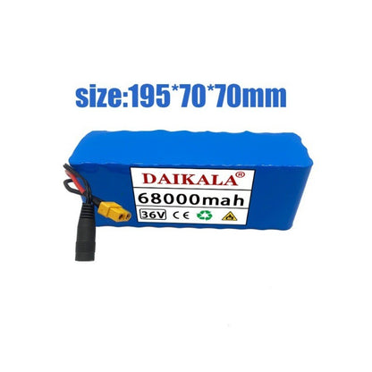 36V 38Ah 10S3P Li-ion Battery Pack High Power BMS for Electric Scooter E-Bike