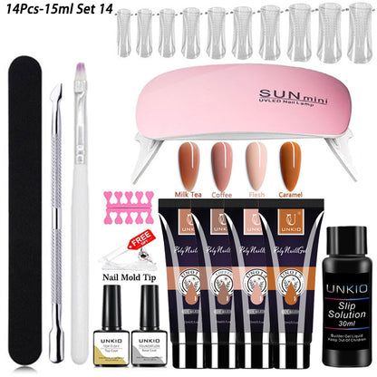 Gel Nail Polish Starter Set UV LED Lamp Nail Gel Manicure Tools Nail Art DIY
